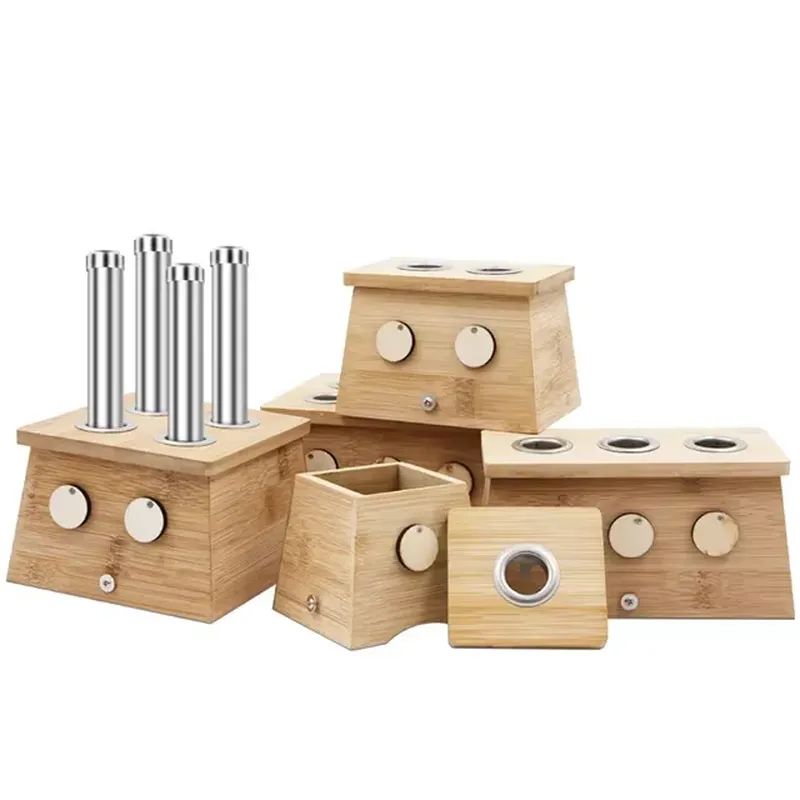 Spa Wellness Health - Moxibustion Kutusu Taşınabilir Dumansız Bambu Terapi