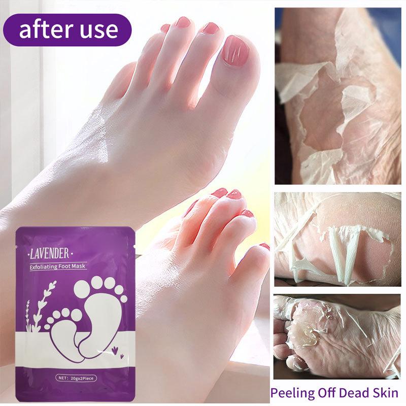 Foot Mask Peeling - Lavanta Peeling Ayak Maskesi Koyu Cilt