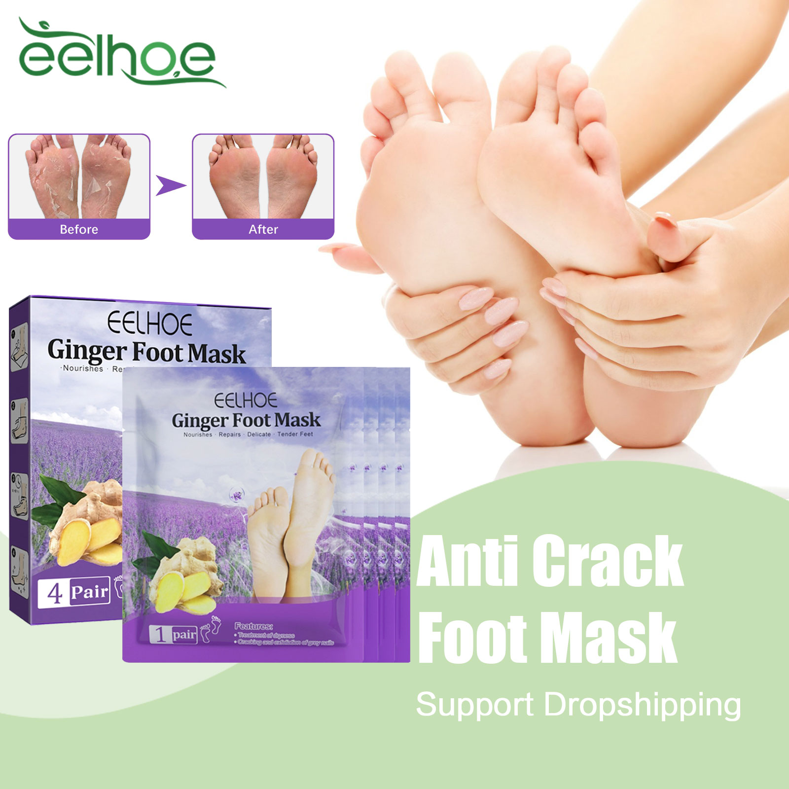 Foot Mask Peeling - Peeling ayak maskesi ölü deri kaldırmak