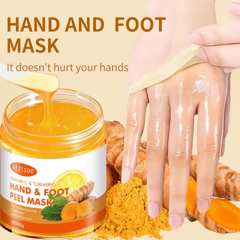 Foot Mask Peeling - C Vitamini ve Zerdeçal El ve