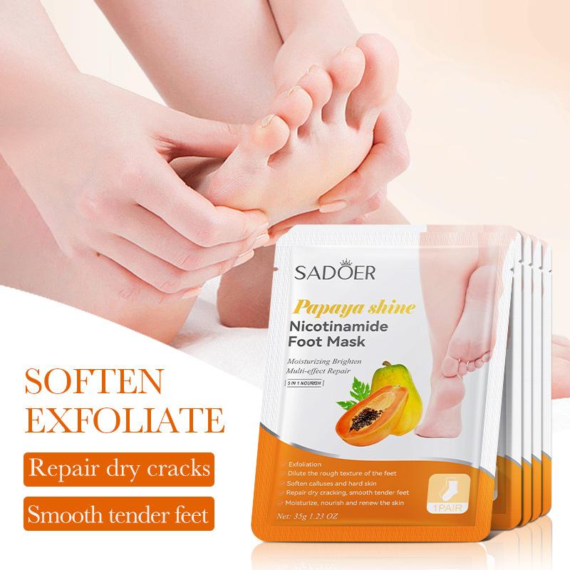 1 Çift SADOER Meyveli Ayak Mas - Foot Mask Peeling incelemesi ve fiyatı