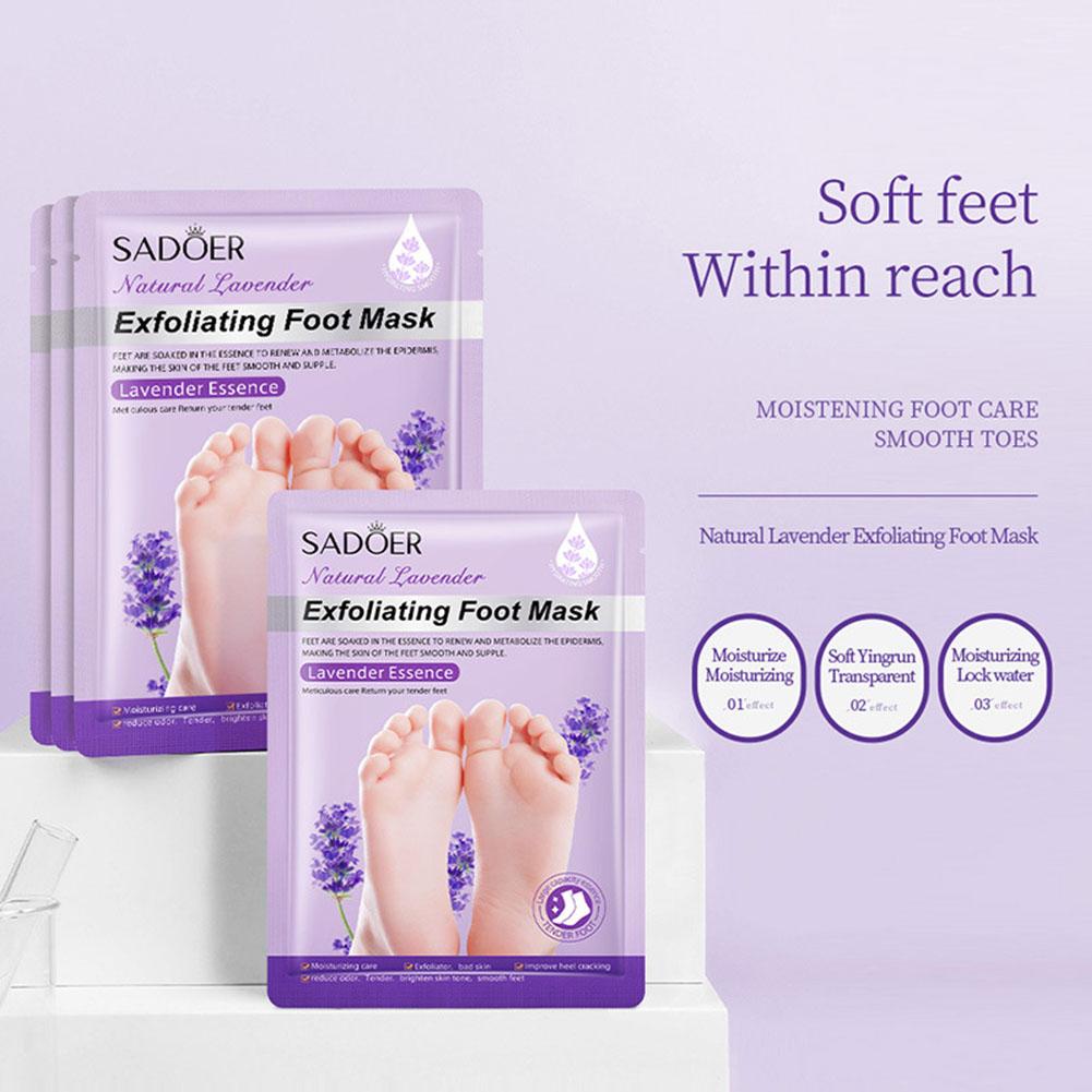 1/5/10 adet SADOER Lavanta Aya - Foot Mask Peeling incelemesi ve fiyatı